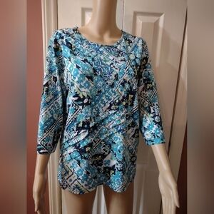 Southern lady women's size small blouse shirt top